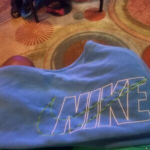 Barely worn matching Nike hoodie and swestpants, baby blue. Nike on top and pant